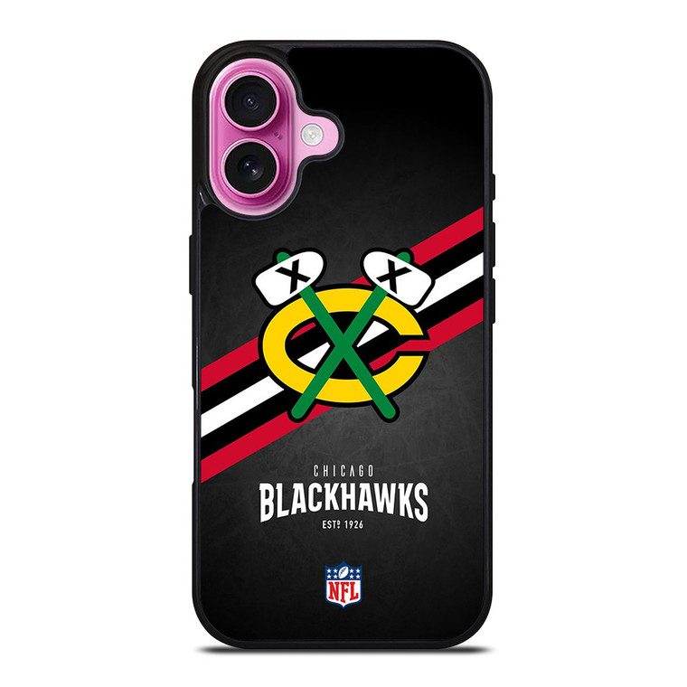 CHICAGO BLACKHAWKS NFL SYMBOL iPhone 16 Plus Case Cover