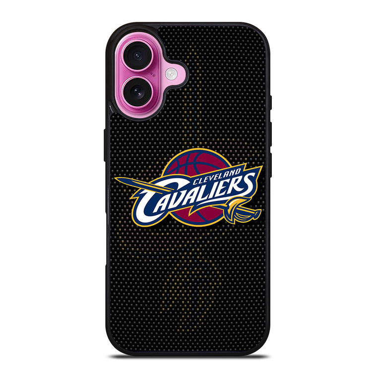 CLEVELAND CAVALIERS CARBON LOGO iPhone 16 Plus Case Cover CLEVELAND CAVALIERS CARBON LOGO iPhone 16 Plus Case Cover