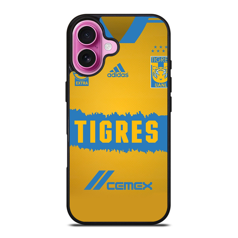 CLUB DE FUTBOL TIGRES UANL JERSEY iPhone 16 Plus Case Cover