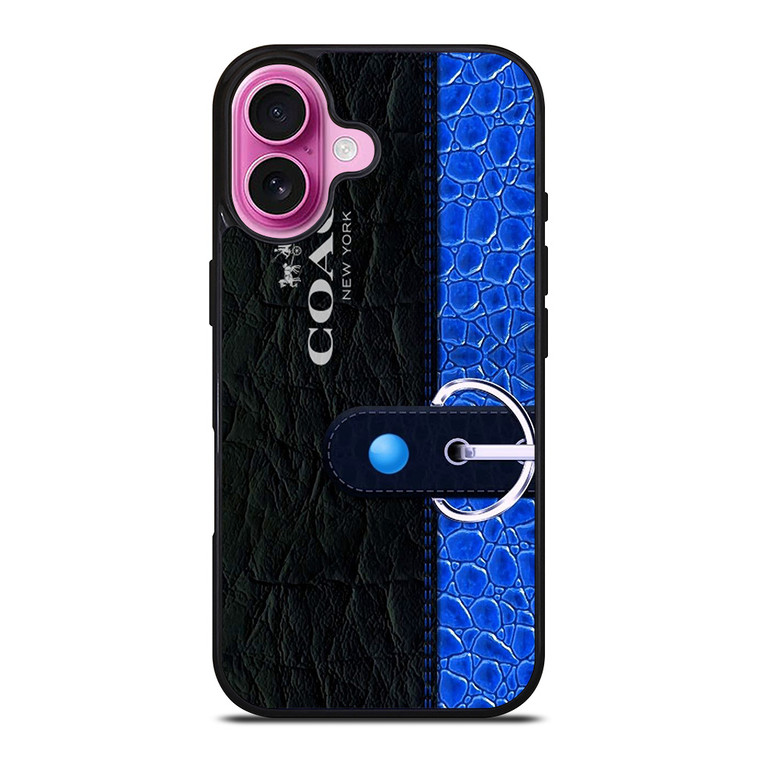 COACH BAG BLUE iPhone 16 Plus Case Cover