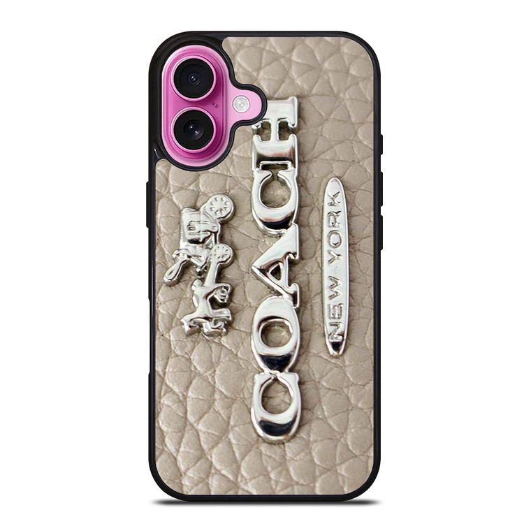 COACH LOGO GLOWING TEXTURE iPhone 16 Plus Case Cover