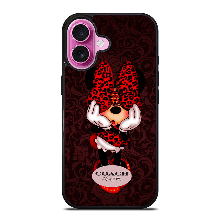 COACH MINNIE MOUSE NEW YORK iPhone 16 Plus Case Cover