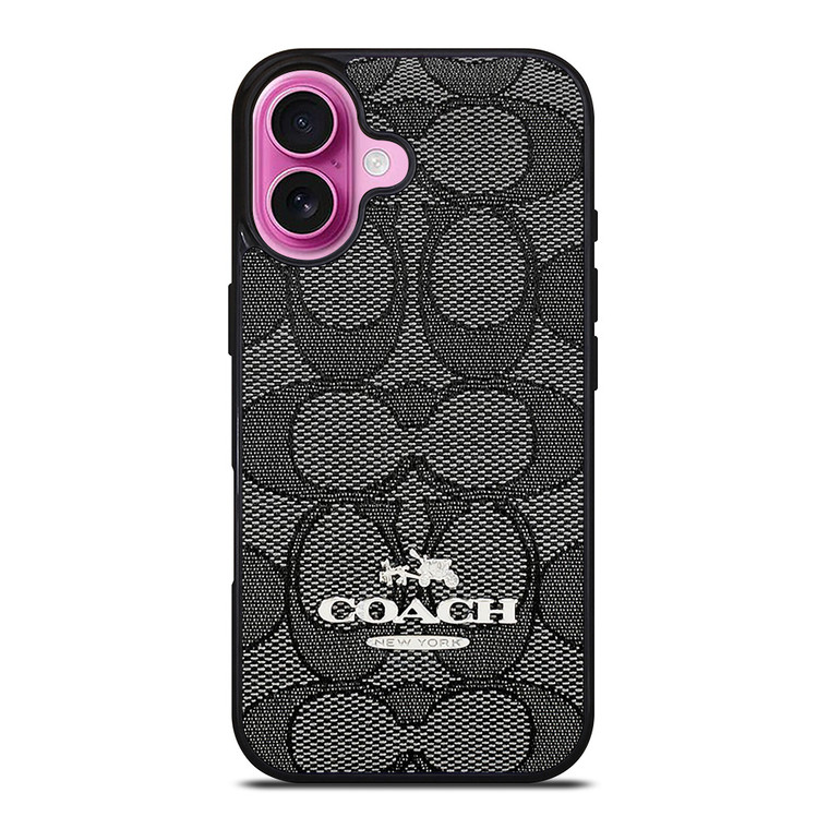 COACH NEW YORK CHARLIE SIGNATURE iPhone 16 Plus Case Cover