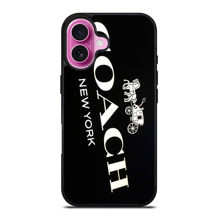 COACH NEW YORK LOGO 3 iPhone 16 Plus Case Cover