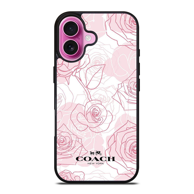 COACH ROSES iPhone 16 Plus Case Cover