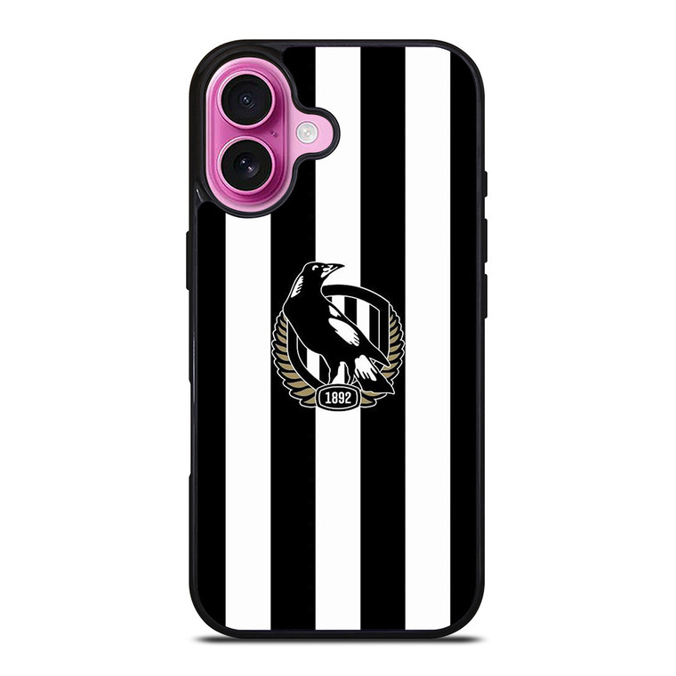 COLLINGWOOD MAGPIES AUSTRALIA FOOTBALL iPhone 16 Plus Case Cover