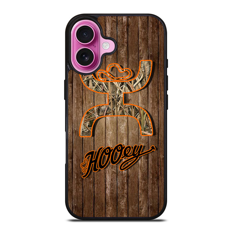 COMO HOOEY WOODEN LOGO iPhone 16 Plus Case Cover