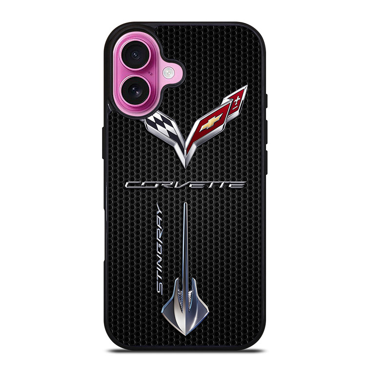 CORVETTE STINGRAY LOGO iPhone 16 Plus Case Cover
