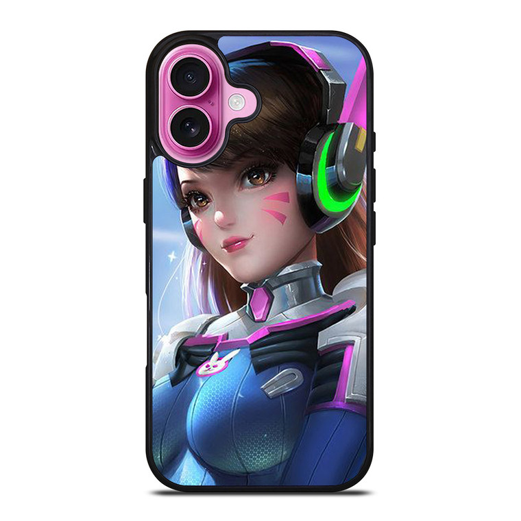 D.VA OVERWATCH KAWAII iPhone 16 Plus Case Cover