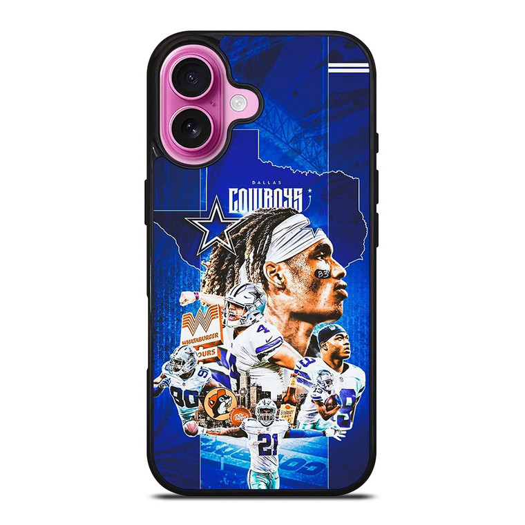 DALLAS COWBOYS FOOTBALL PLAYERS iPhone 16 Plus Case Cover