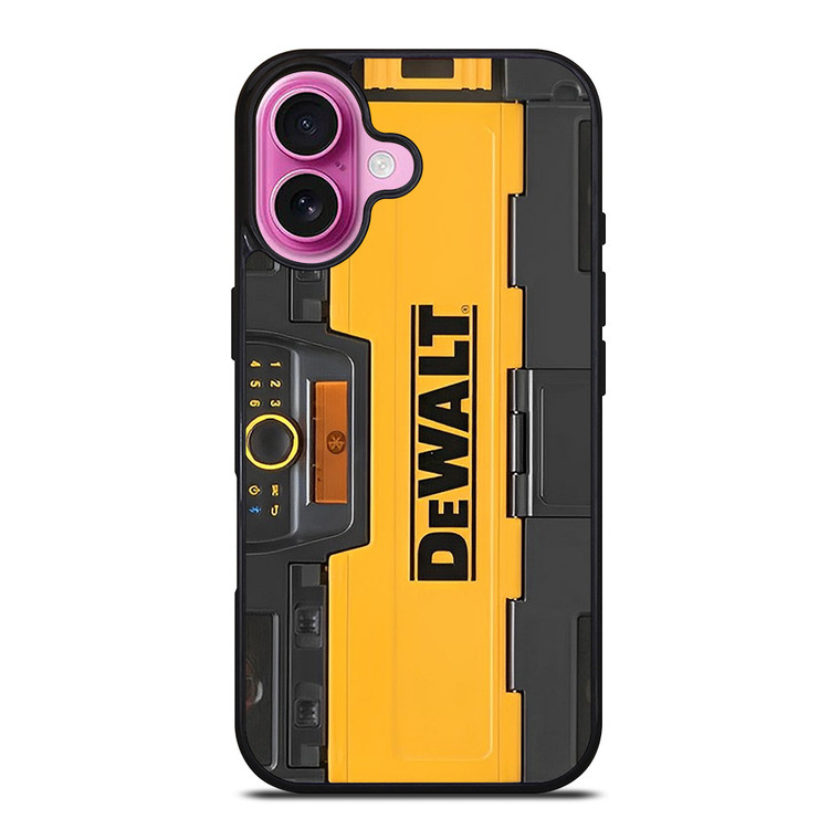 DEWALT TOOL LOGO ICON BLUETOOTH RADIO iPhone 16 Plus Case Cover