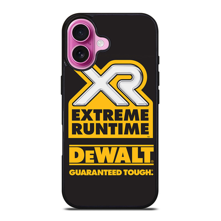 DEWALT TOOLS EXTREME RUNTIME iPhone 16 Plus Case Cover DEWALT TOOLS EXTREME RUNTIME iPhone 16 Plus Case Cover