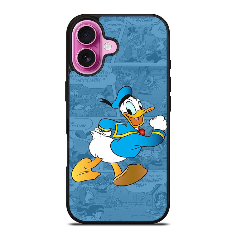 DONALD DUCK COMIC DISNEY iPhone 16 Plus Case Cover