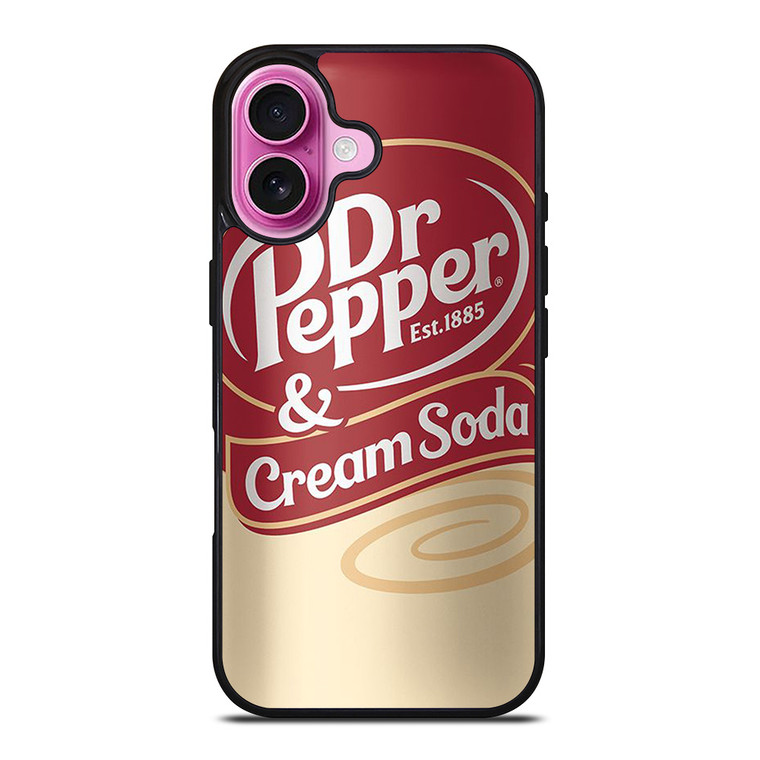 DR PEPPER BANANA CREAM SODA iPhone 16 Plus Case Cover