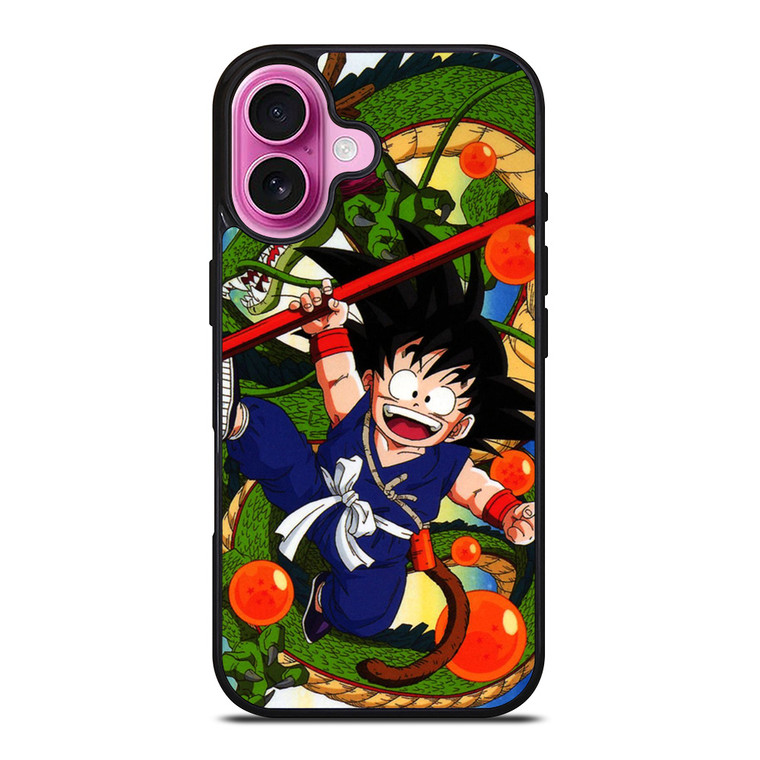DRAGON BALL Z SHENLONG AND KIDS GOKU iPhone 16 Plus Case Cover