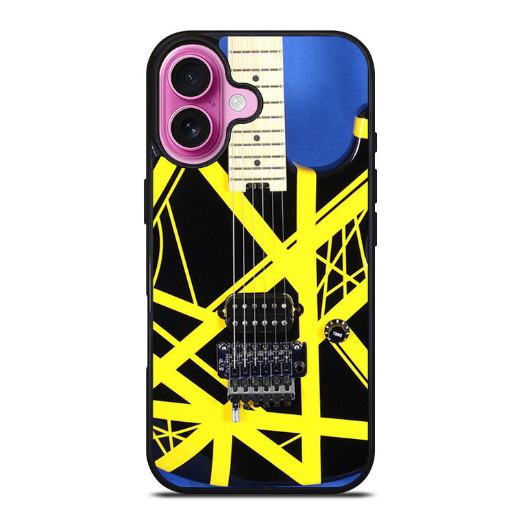 EDDIE VAN HALEN GUITAR YELLOW iPhone 16 Plus Case Cover