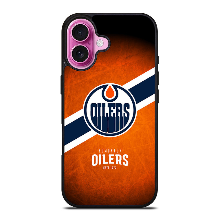 EDMONTON OILERS LOGO iPhone 16 Plus Case Cover