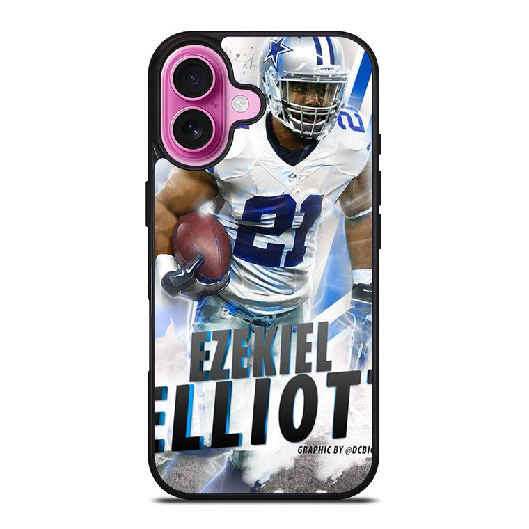EZEKIEL ELLIOTT DALLAS COWBOYS NFL iPhone 16 Plus Case Cover