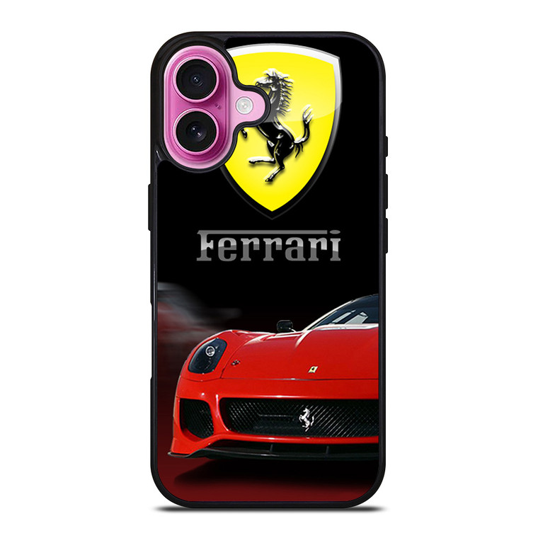 FERRARI RED CAR iPhone 16 Plus Case Cover