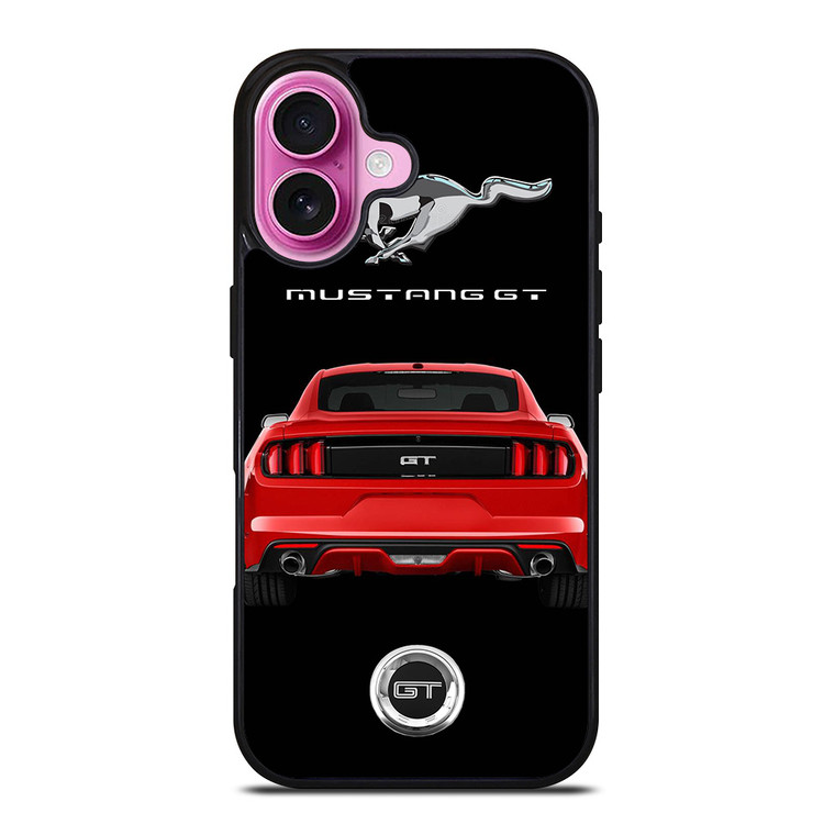 FORD MUSTANG GT RED CAR iPhone 16 Plus Case Cover FORD MUSTANG GT RED CAR iPhone 16 Plus Case Cover