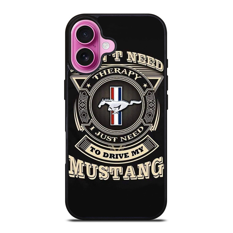 FORD MUSTANG LOGO DRIVE iPhone 16 Plus Case Cover