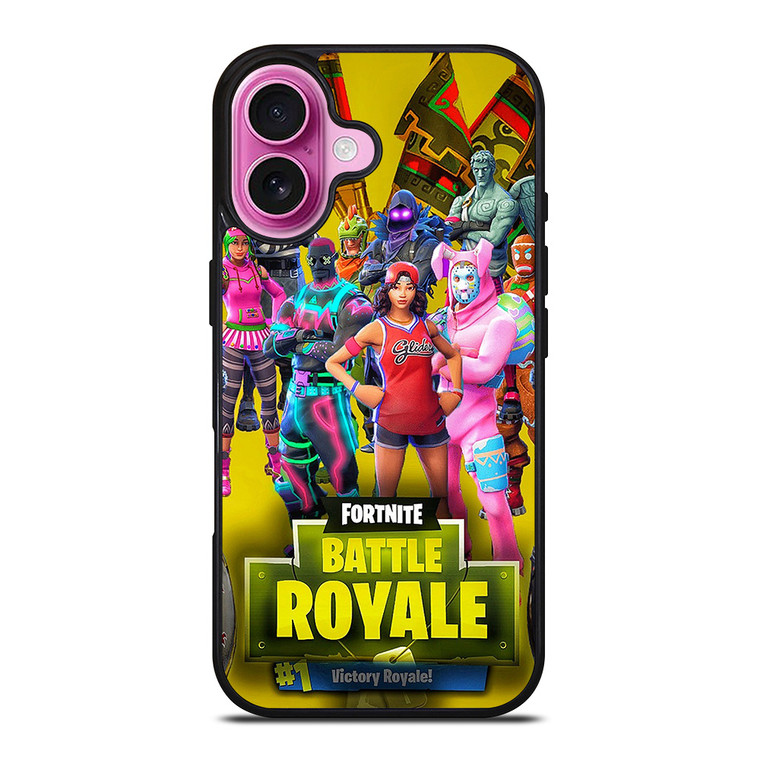 FORTNITE BATTLE ROYALE ALL CHARACTER iPhone 16 Plus Case Cover