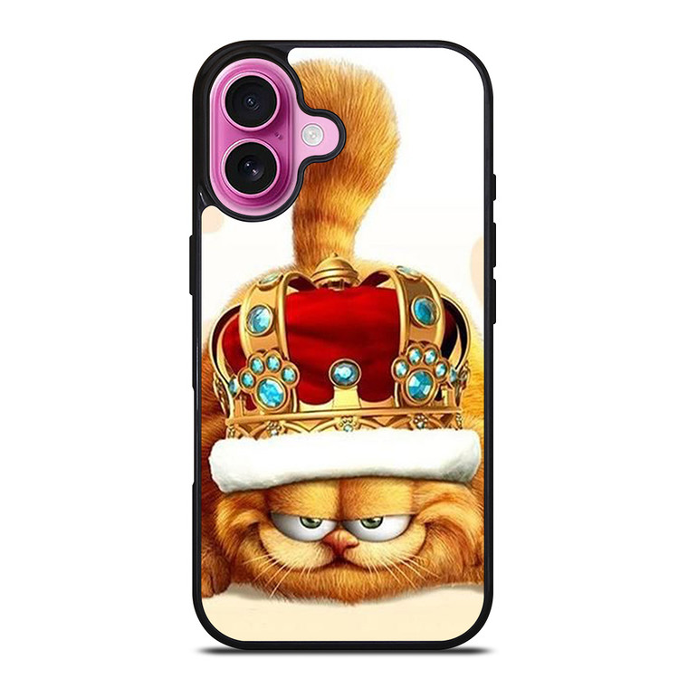 GARFIELD LAZY CAT KING iPhone 16 Plus Case Cover