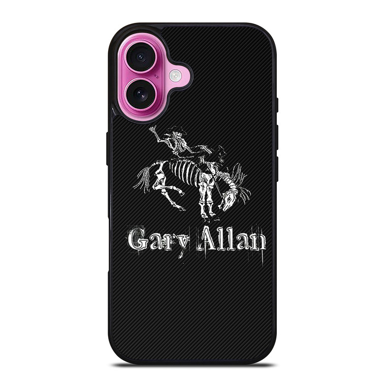 GARY ALLAN LOGO CARBON iPhone 16 Plus Case Cover