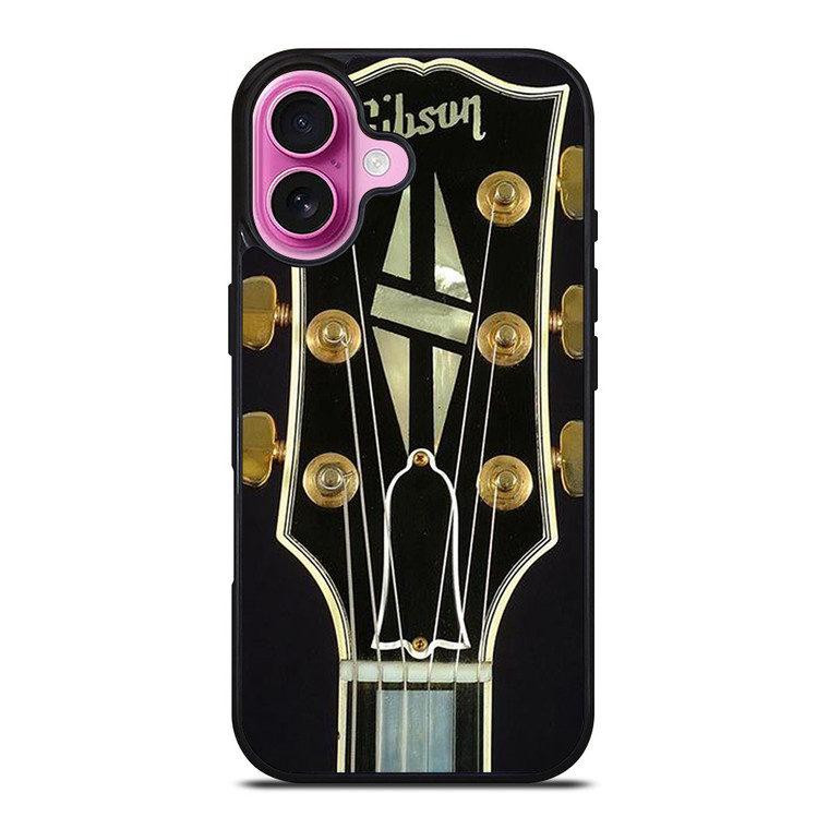 GIBSON GUITAR HEAD LOGO iPhone 16 Plus Case Cover