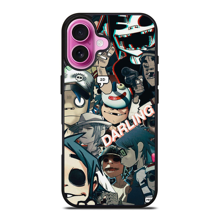 GORILLAZ 2D COLLAGE iPhone 16 Plus Case Cover