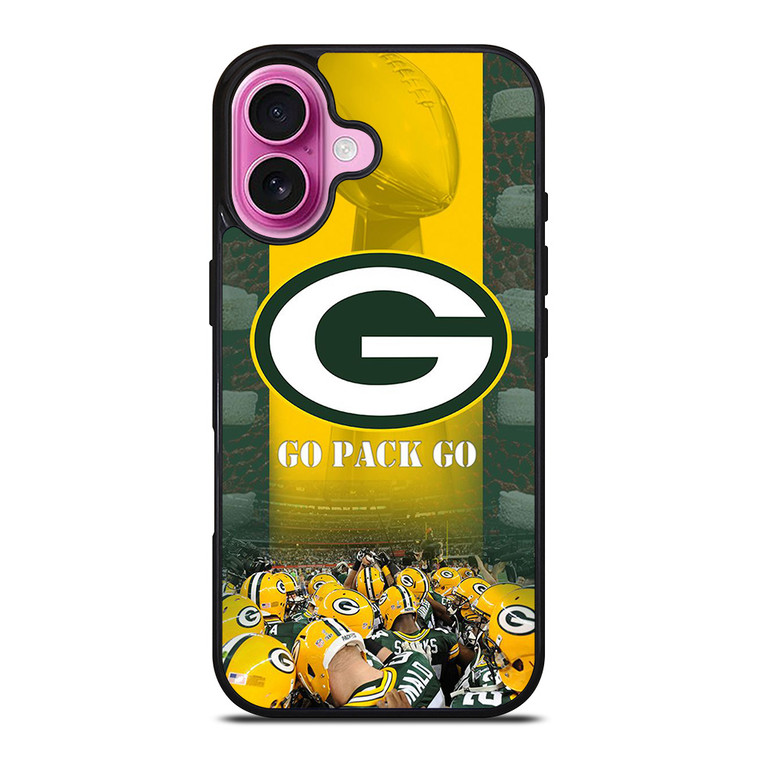 GREEN BAY PACKERS GO PACK GO iPhone 16 Plus Case Cover