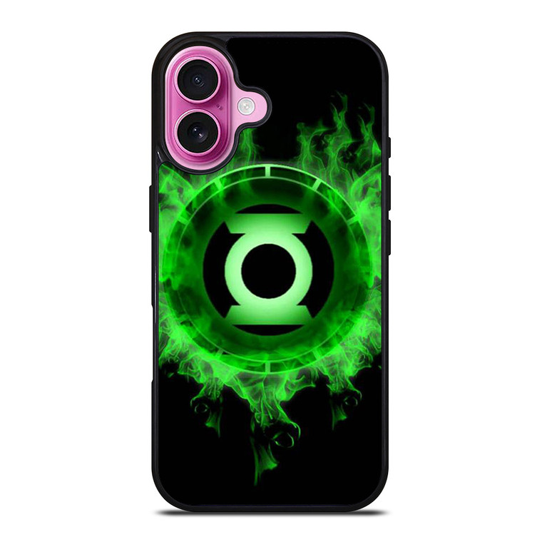 GREEN LANTERN SUPER HERO LOGO iPhone 16 Plus Case Cover