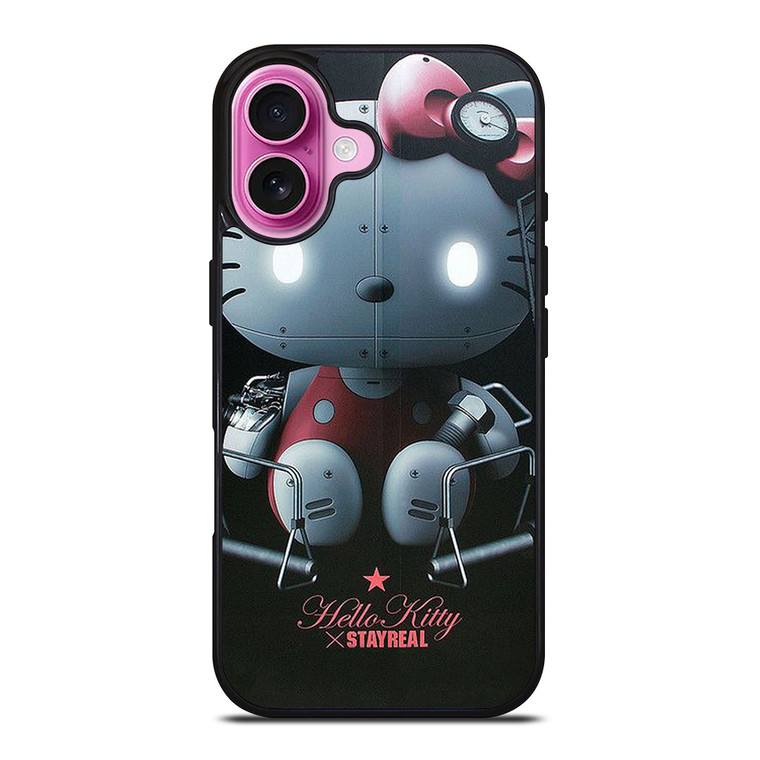 HELLO KITTY STAYREAL ROBOT iPhone 16 Plus Case Cover