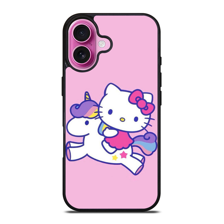 HELLO KITTY UNICORN iPhone 16 Plus Case Cover