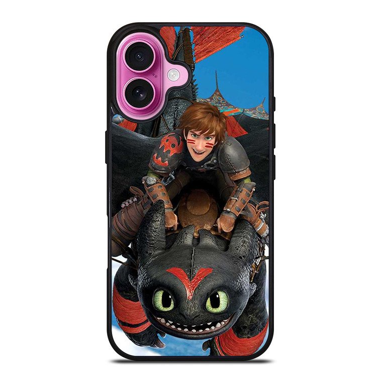 HICCUP AND TOOTHLESS TRAIN YOUR DRAGON iPhone 16 Plus Case Cover HICCUP AND TOOTHLESS TRAIN YOUR DRAGON iPhone 16 Plus Case Cover