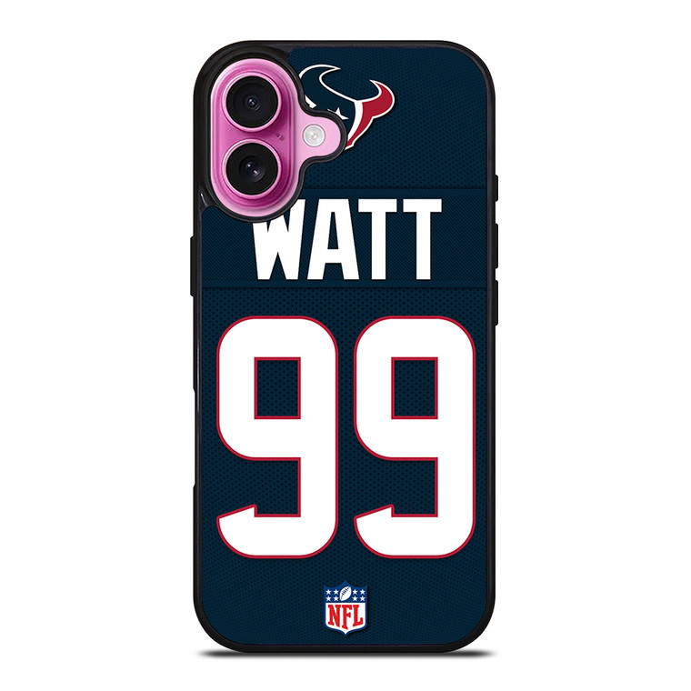 HOUSTON TEXANS JAMES WATT 99 iPhone 16 Plus Case Cover
