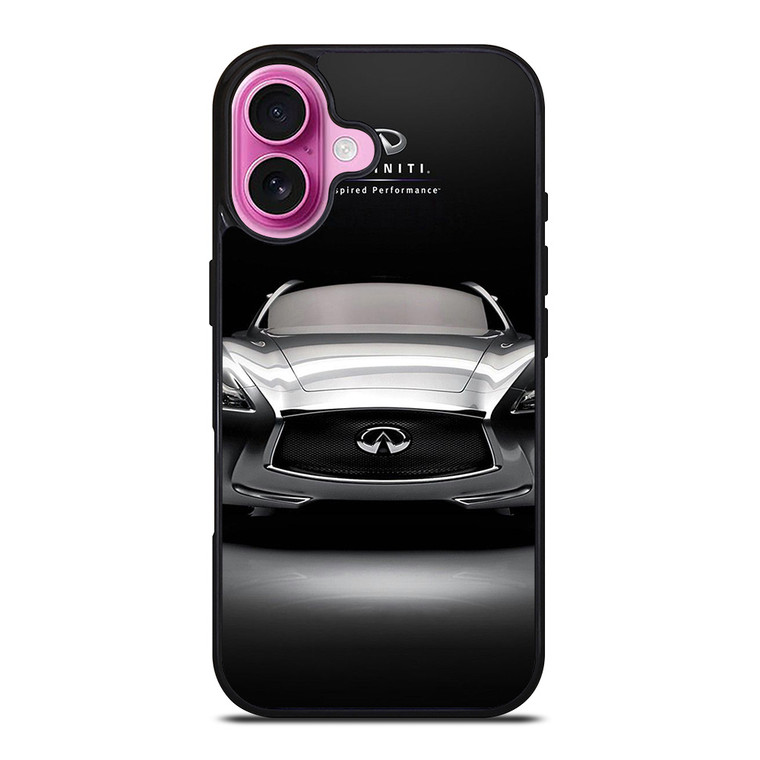 INFINITI WHITE CAR iPhone 16 Plus Case Cover INFINITI WHITE CAR iPhone 16 Plus Case Cover