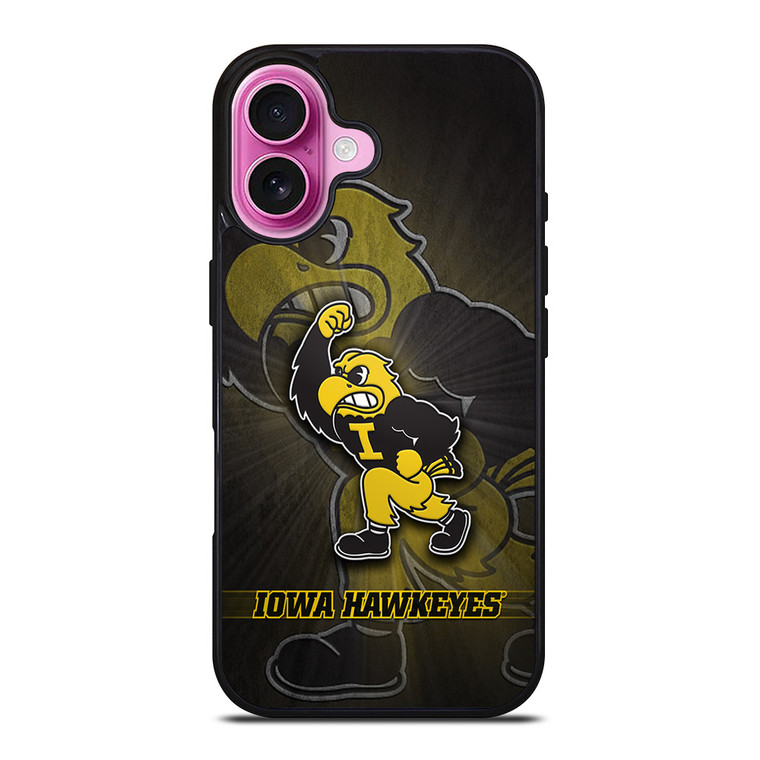 IOWA HAWKEYES MASCOT iPhone 16 Plus Case Cover