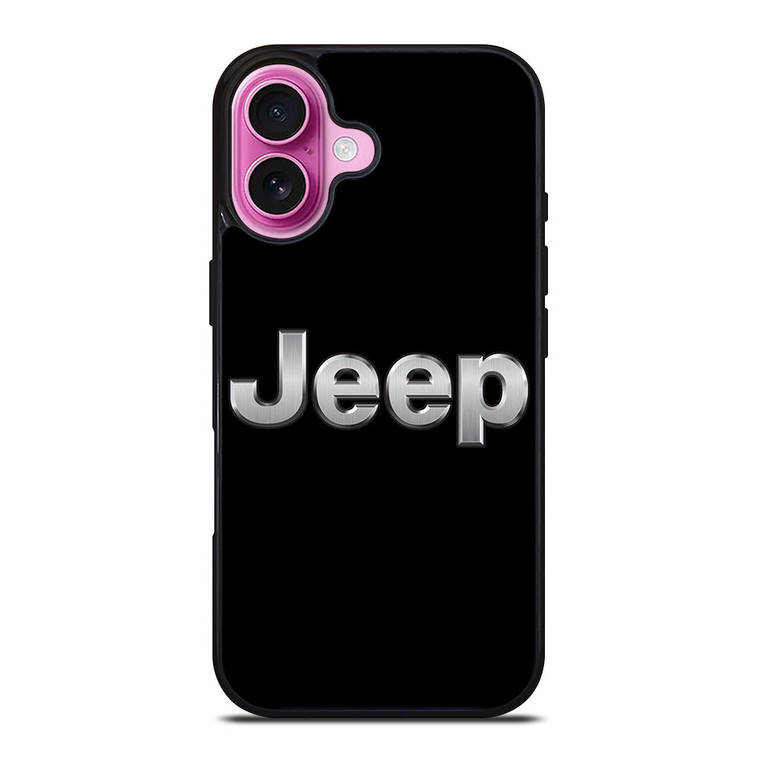 JEEP LOGO ADVENTURE CAR iPhone 16 Plus Case Cover