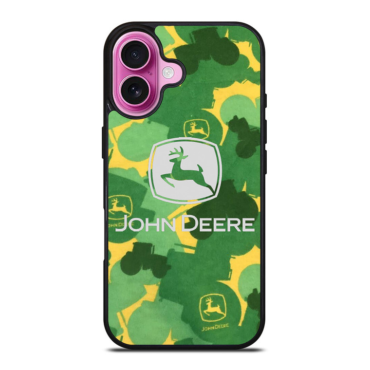JOHN DEERE CAMO PATTERN iPhone 16 Plus Case Cover