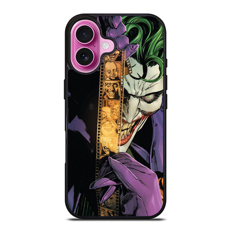 JOKER WITH FILM DC BATMAN CARTOON iPhone 16 Plus Case Cover