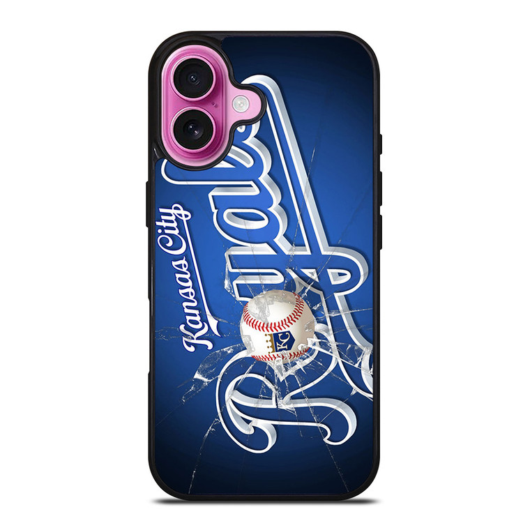 KANSAS CITY ROYALS BASEBALL LOGO iPhone 16 Plus Case Cover