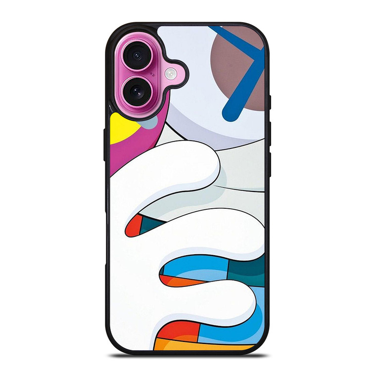 KAWS CARTOON ART iPhone 16 Plus Case Cover