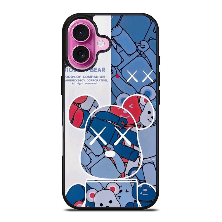 KAWS VIOLENT BEAR 2 iPhone 16 Plus Case Cover