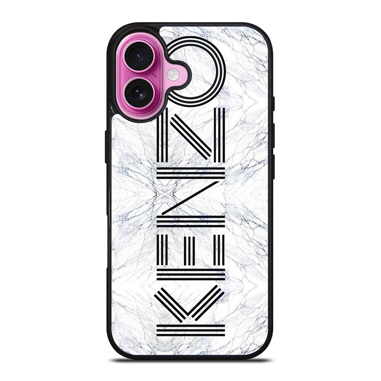 KENZO PARIS MARBLE iPhone 16 Plus Case Cover