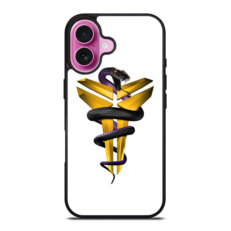 KOBE BRYANT BLACK MAMBA ICON iPhone 16 Plus Case Cover