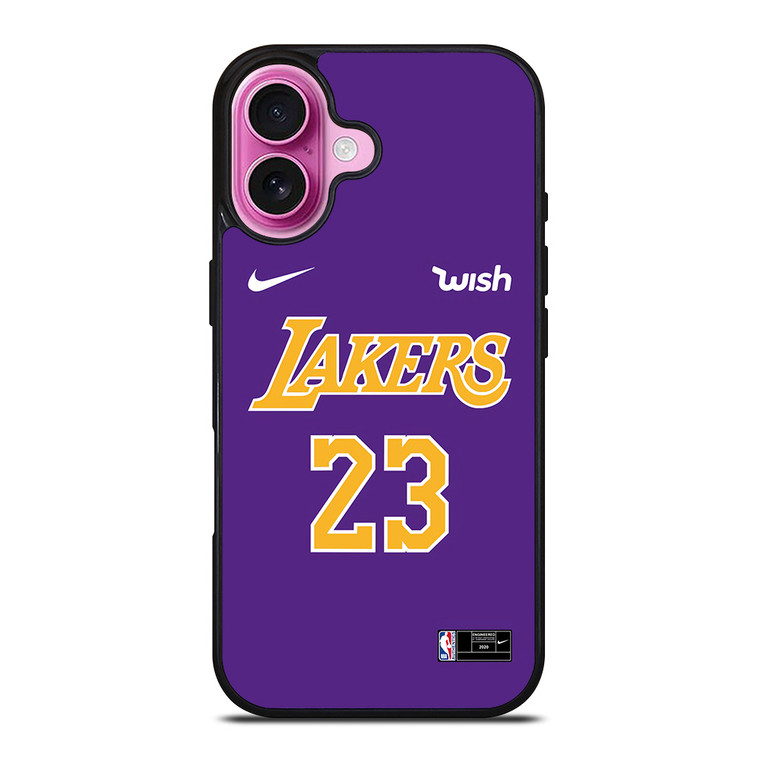 LA LAKERS LEBRON JAMES JERSEY iPhone 16 Plus Case Cover