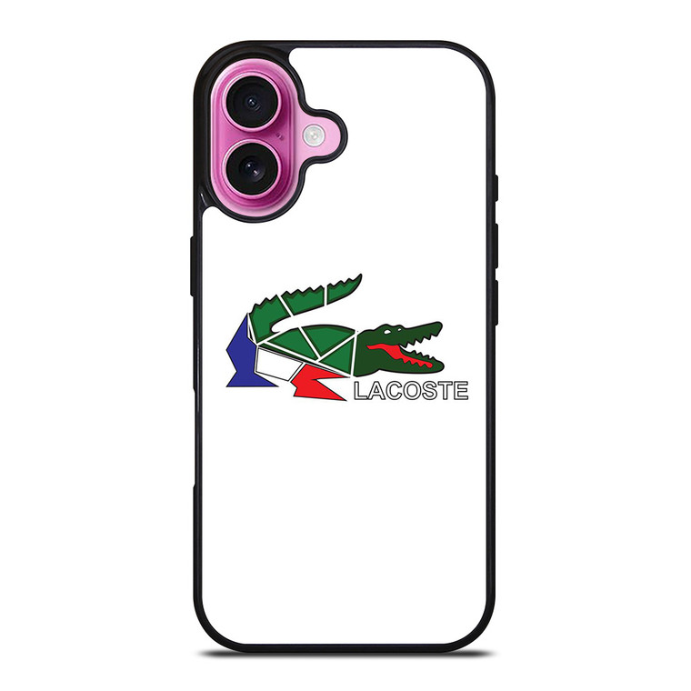 LACOSTE LOGO MOZAIC iPhone 16 Plus Case Cover