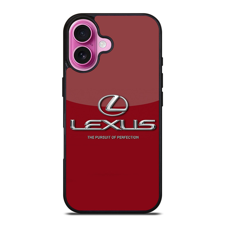 LEXUS THE PURSUIT OF PERFECTION EMBLEM iPhone 16 Plus Case Cover