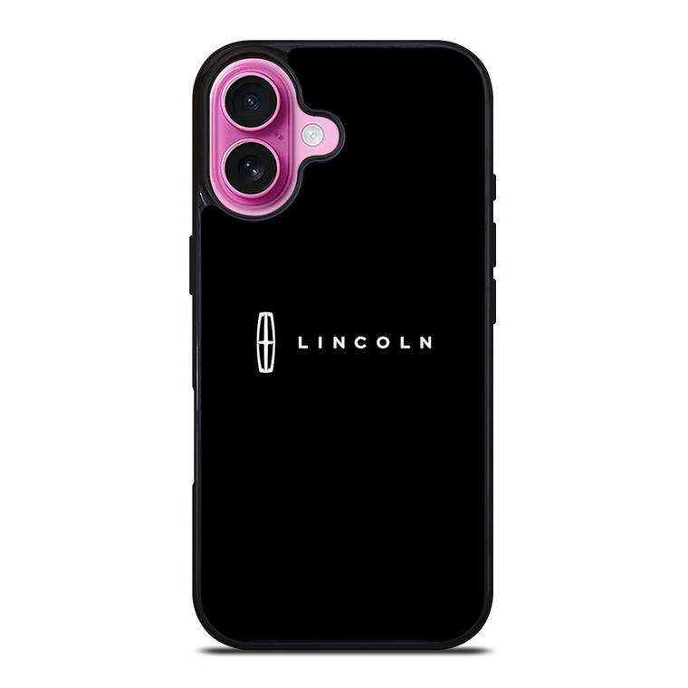 LINCOLN MOTOR BLACK LOGO iPhone 16 Plus Case Cover LINCOLN MOTOR BLACK LOGO iPhone 16 Plus Case Cover
